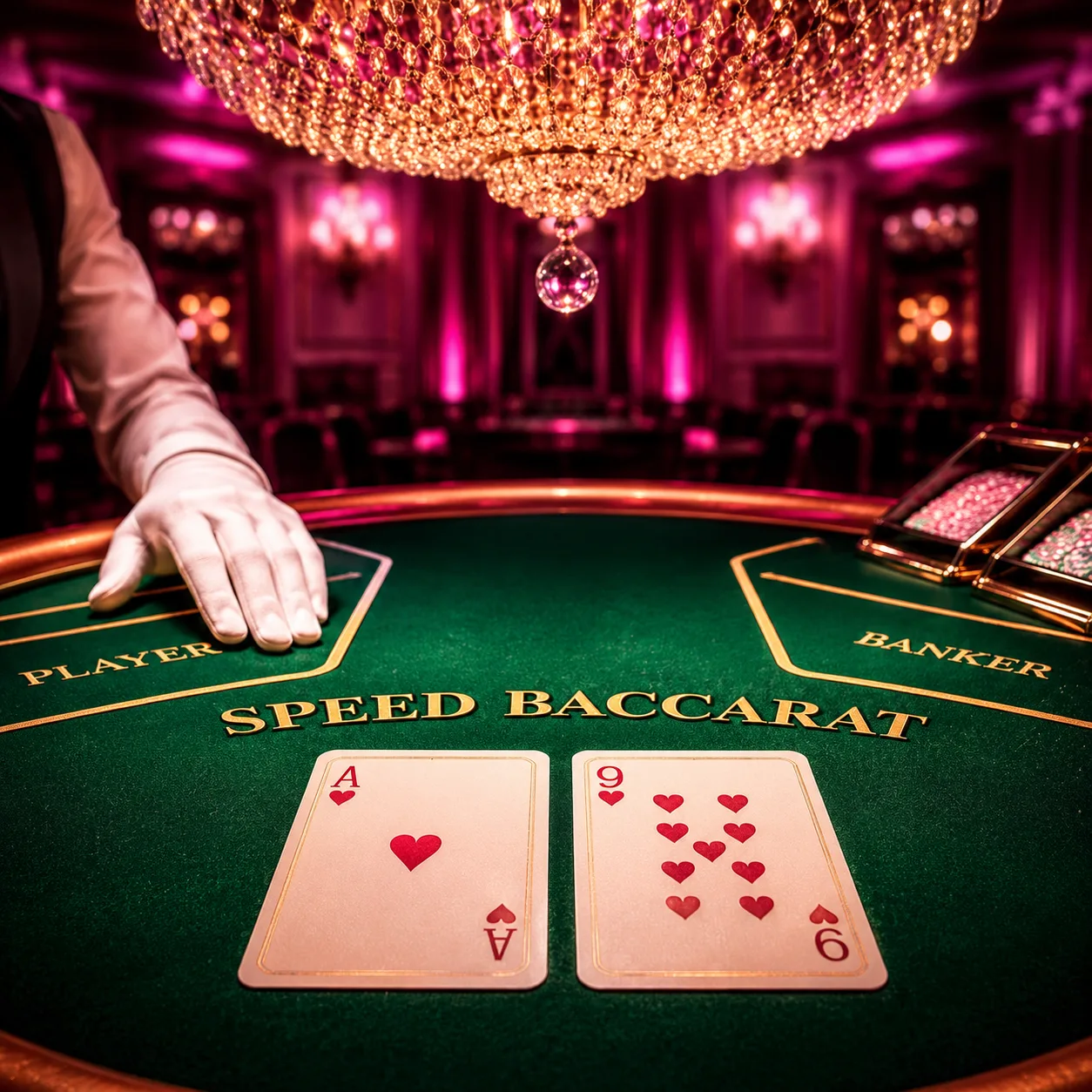 Speed Baccarat Evolution mesa baccarat rápida en vivo