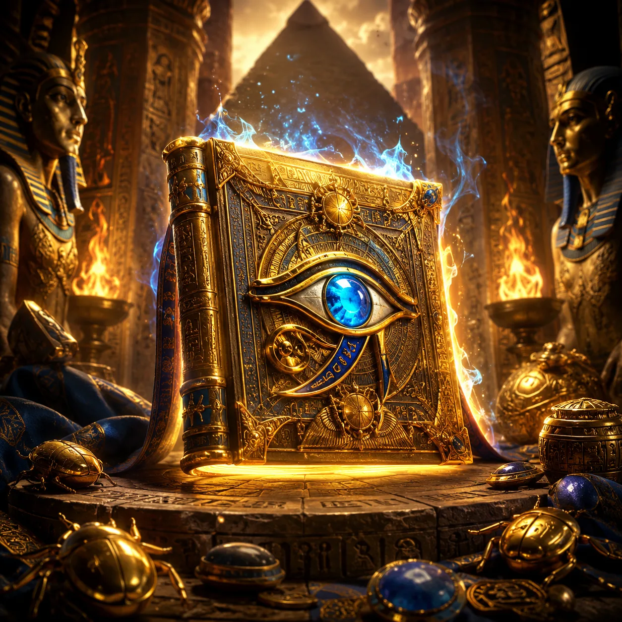 Book of Dead slot egipto pirámides jeroglíficos Play n GO